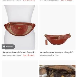 Coach campus fanny pack.